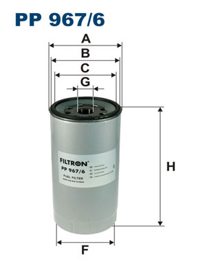 Filtro carburante - PP 967/6 FILTRON