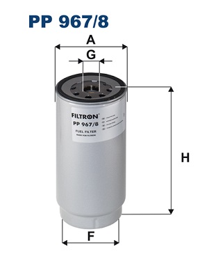 Fuel filter - PP 967/8 FILTRON