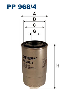 Filtro carburante - PP 968/4 FILTRON