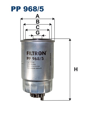 Fuel filter - PP 968/5 FILTRON