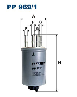 Fuel filter - PP 969/1 FILTRON
