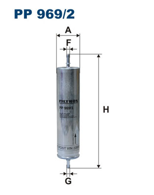 Fuel filter - PP 969/2 FILTRON