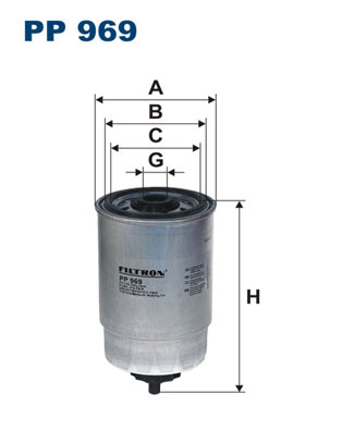 Filtro carburante - PP 969 FILTRON