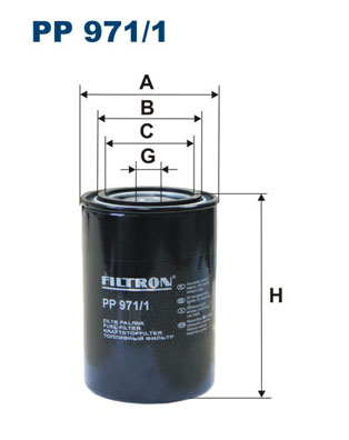 Fuel filter - PP 971/1 FILTRON