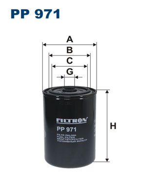 kuro filtras - PP 971 FILTRON