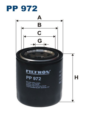 Fuel filter - PP 972 FILTRON
