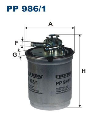 Filtro carburante - PP 986/1 FILTRON