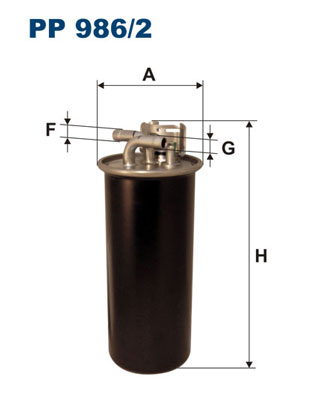 Fuel filter - PP 986/2 FILTRON