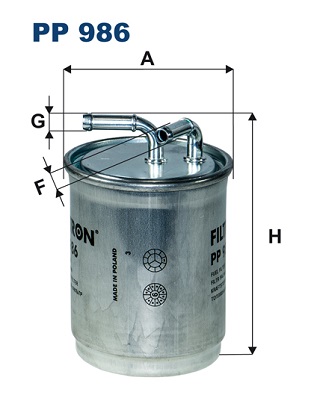 Fuel filter - PP 986 FILTRON