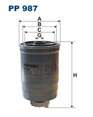 Fuel filter - PP 987 FILTRON