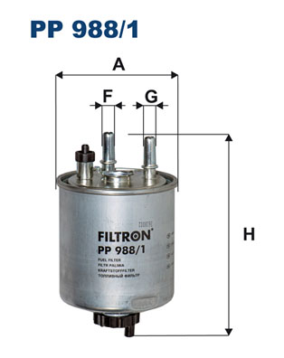 Fuel filter - PP 988/1 FILTRON