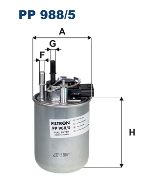 Filtro carburante - PP 988/5 FILTRON
