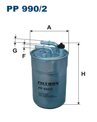 Fuel filter - PP 990/2 FILTRON