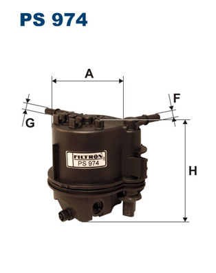 Filtro carburante - PS 974 FILTRON