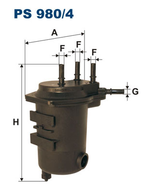 Fuel filter - PS 980/4 FILTRON