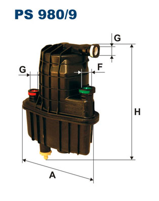 Fuel filter - PS 980/9 FILTRON