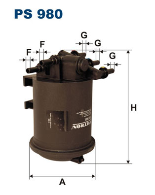 Filtro carburante - PS 980 FILTRON