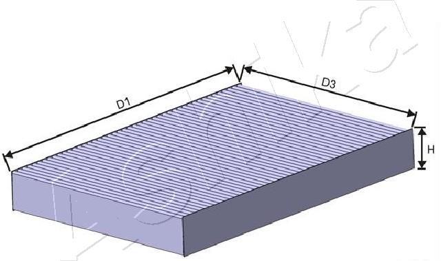 Filter, interior air - 21-NS-NS26 ASHIKA