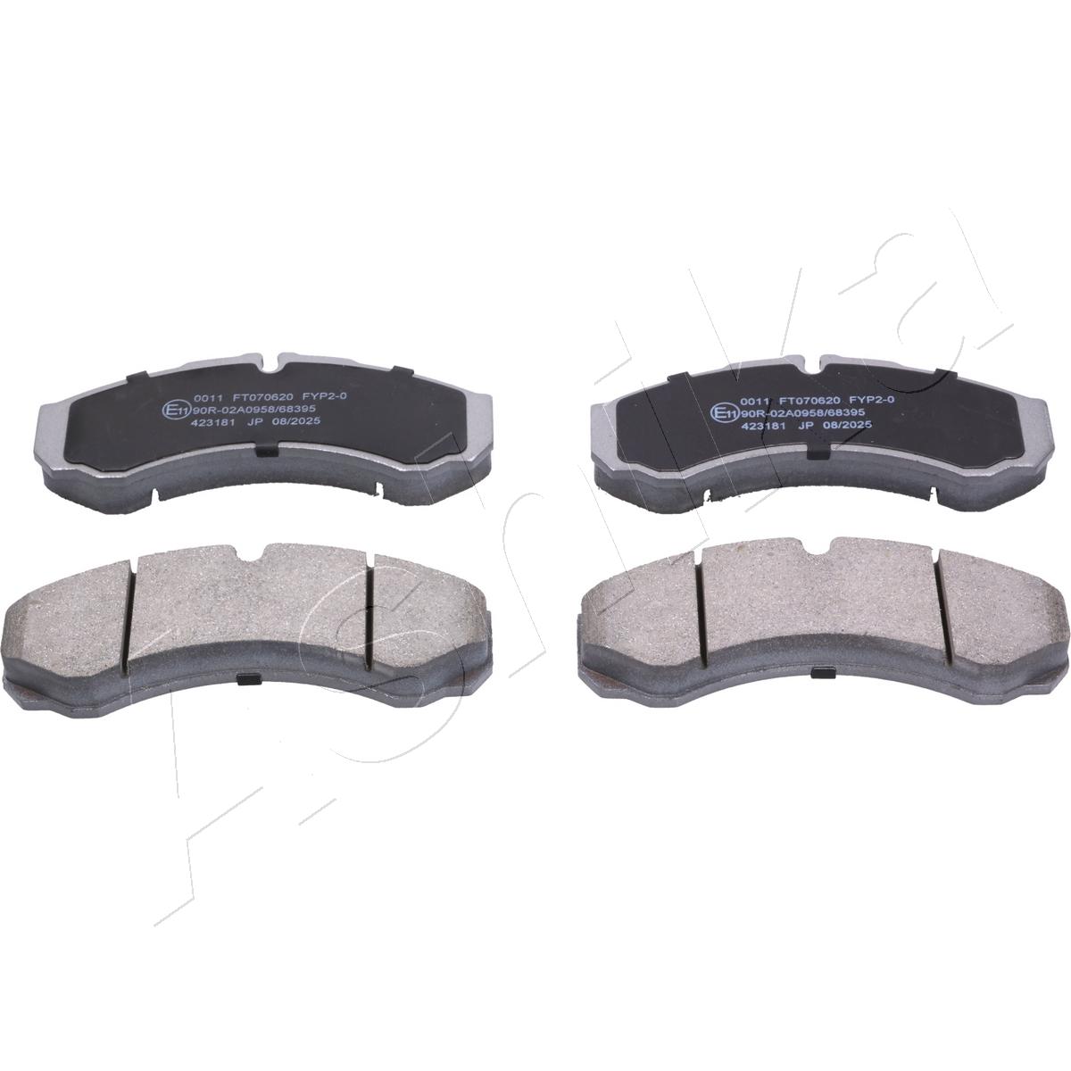 Brake Pad Set, disc brake - 50-00-0011 ASHIKA