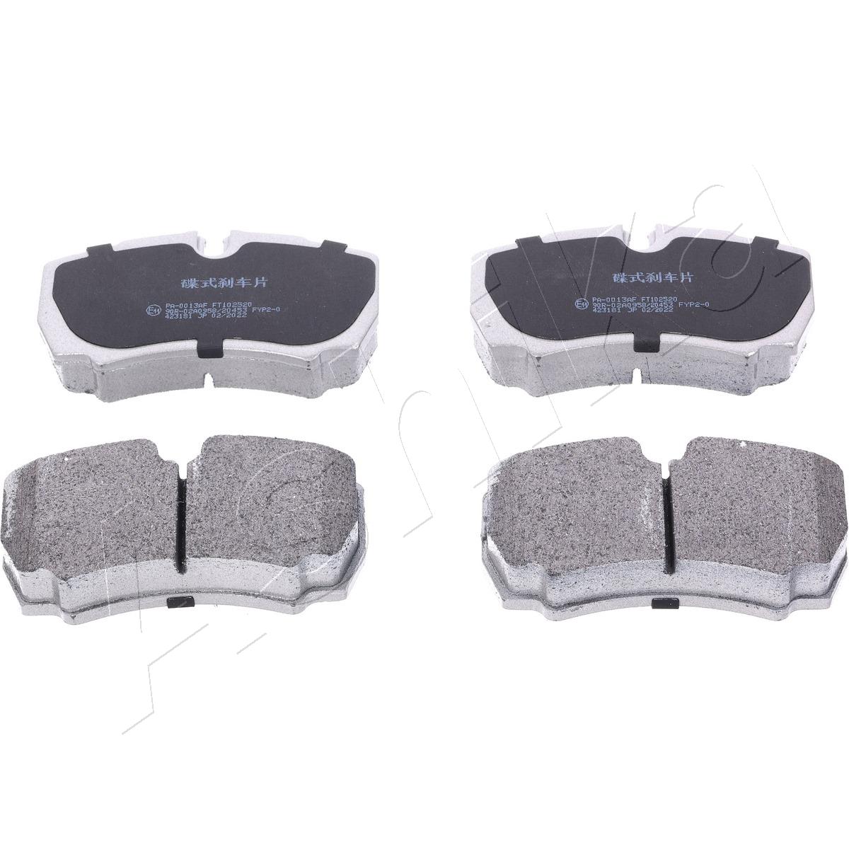 Brake Pad Set, disc brake - 50-00-0013 ASHIKA