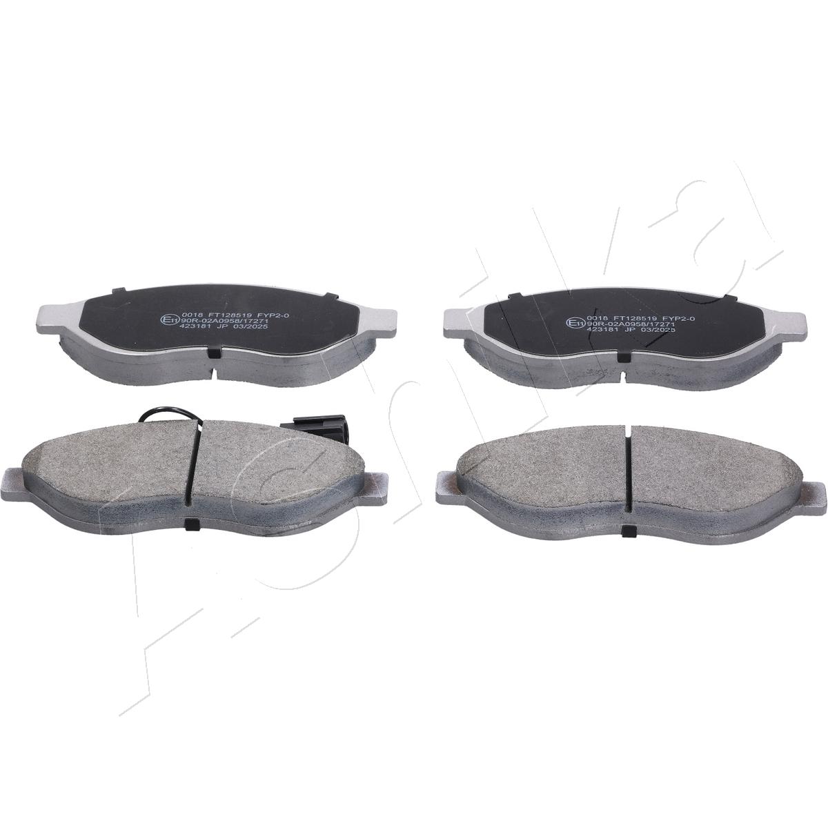 Kit pastiglie freno, Freno a disco - 50-00-0018 ASHIKA