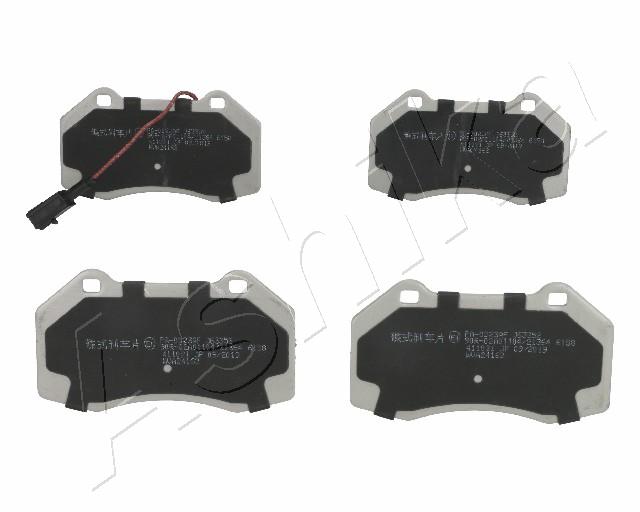 Brake Pad Set, disc brake - 50-00-0023 ASHIKA