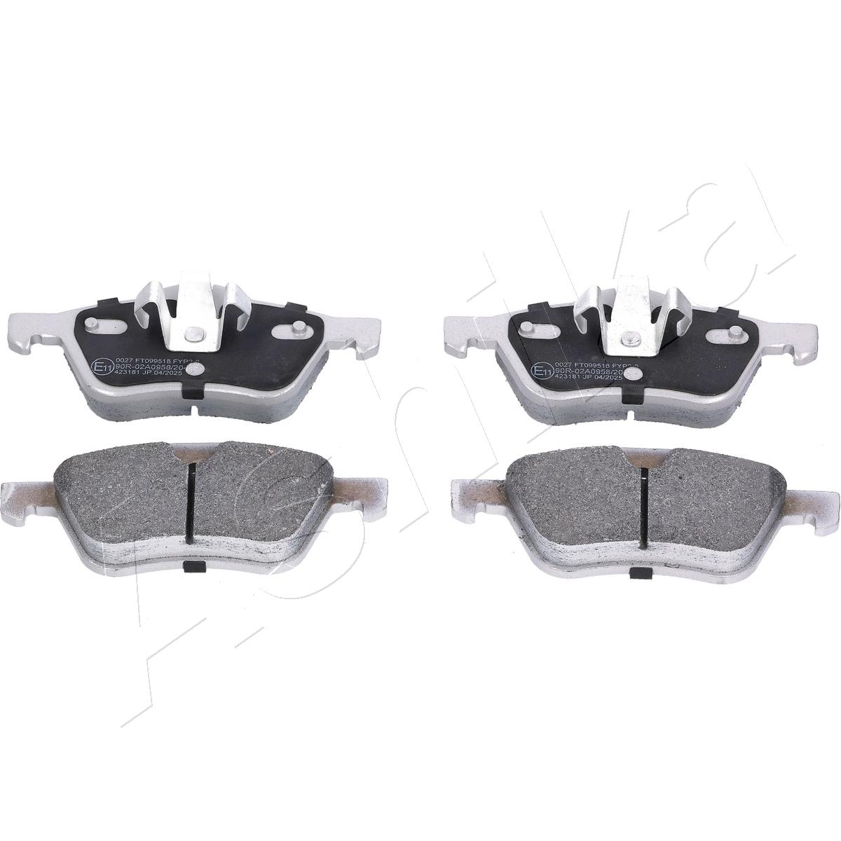 Kit pastiglie freno, Freno a disco - 50-00-0027 ASHIKA