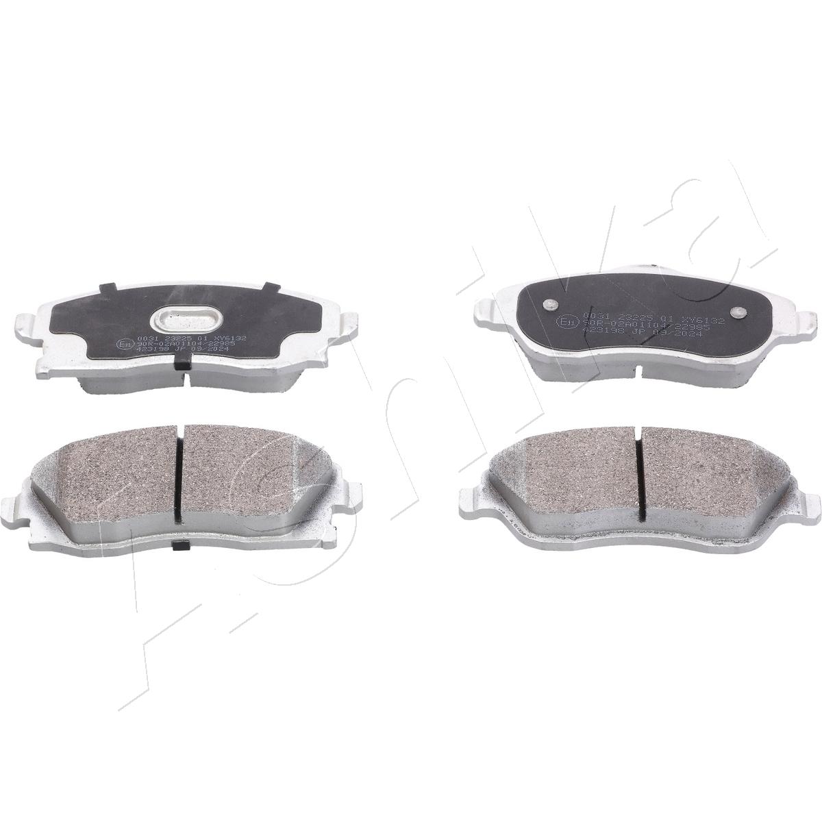 Kit pastiglie freno, Freno a disco - 50-00-0031 ASHIKA