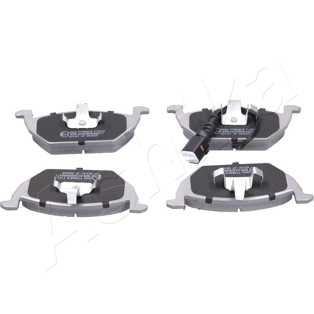 Kit pastiglie freno, Freno a disco - 50-00-0043 ASHIKA