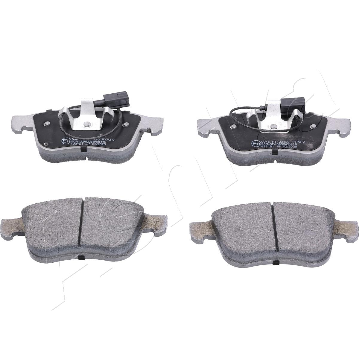 Brake Pad Set, disc brake - 50-00-0045 ASHIKA