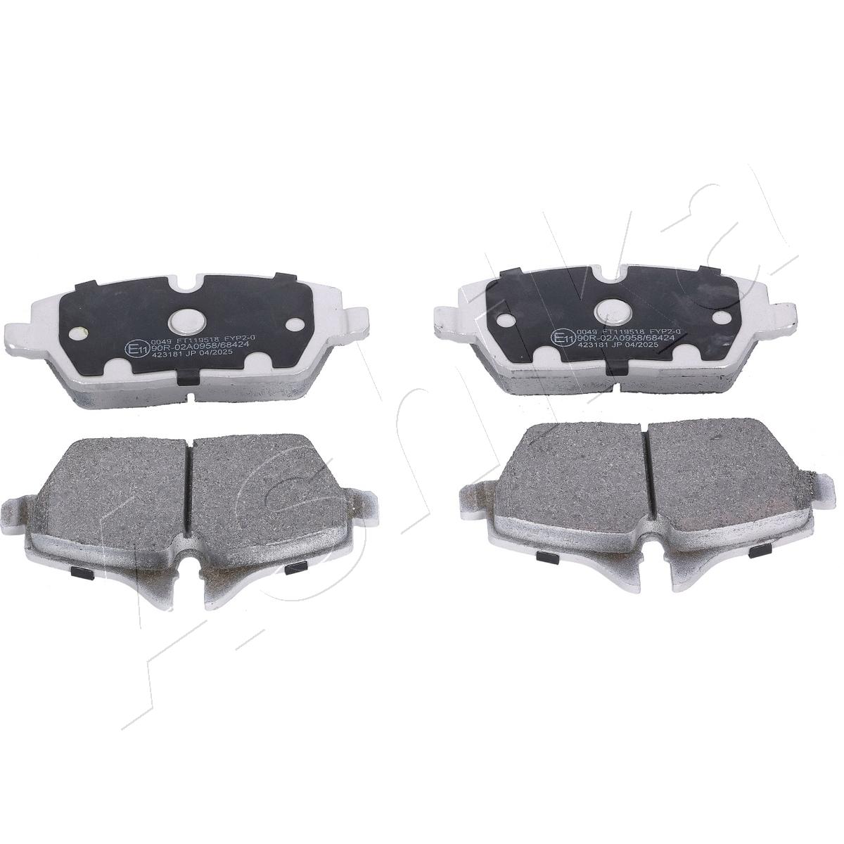 Brake Pad Set, disc brake - 50-00-0049 ASHIKA