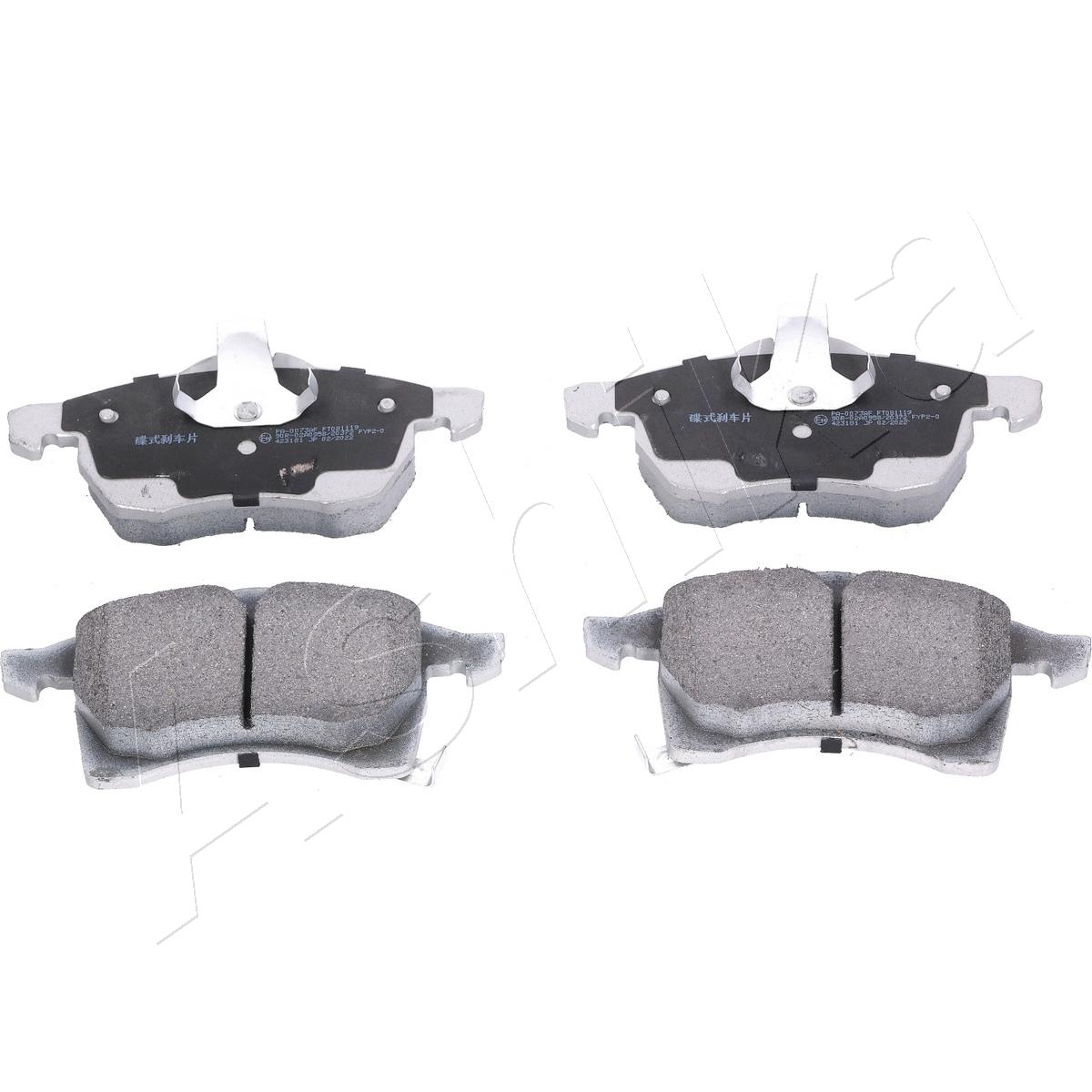 Brake Pad Set, disc brake - 50-00-0073 ASHIKA