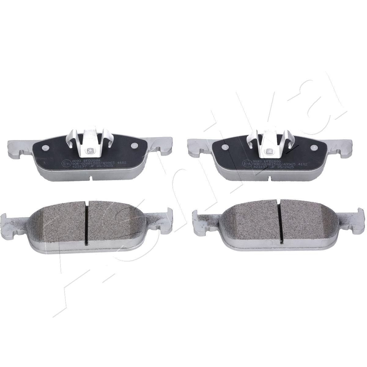 Brake Pad Set, disc brake - 50-00-0093 ASHIKA