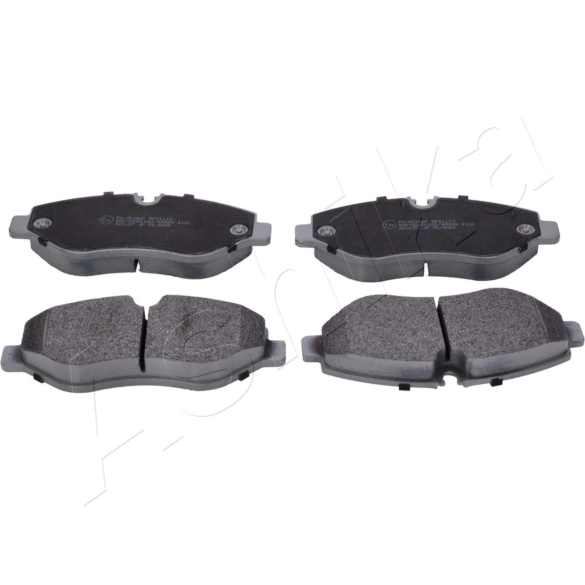 Brake Pad Set, disc brake - 50-00-0538 ASHIKA