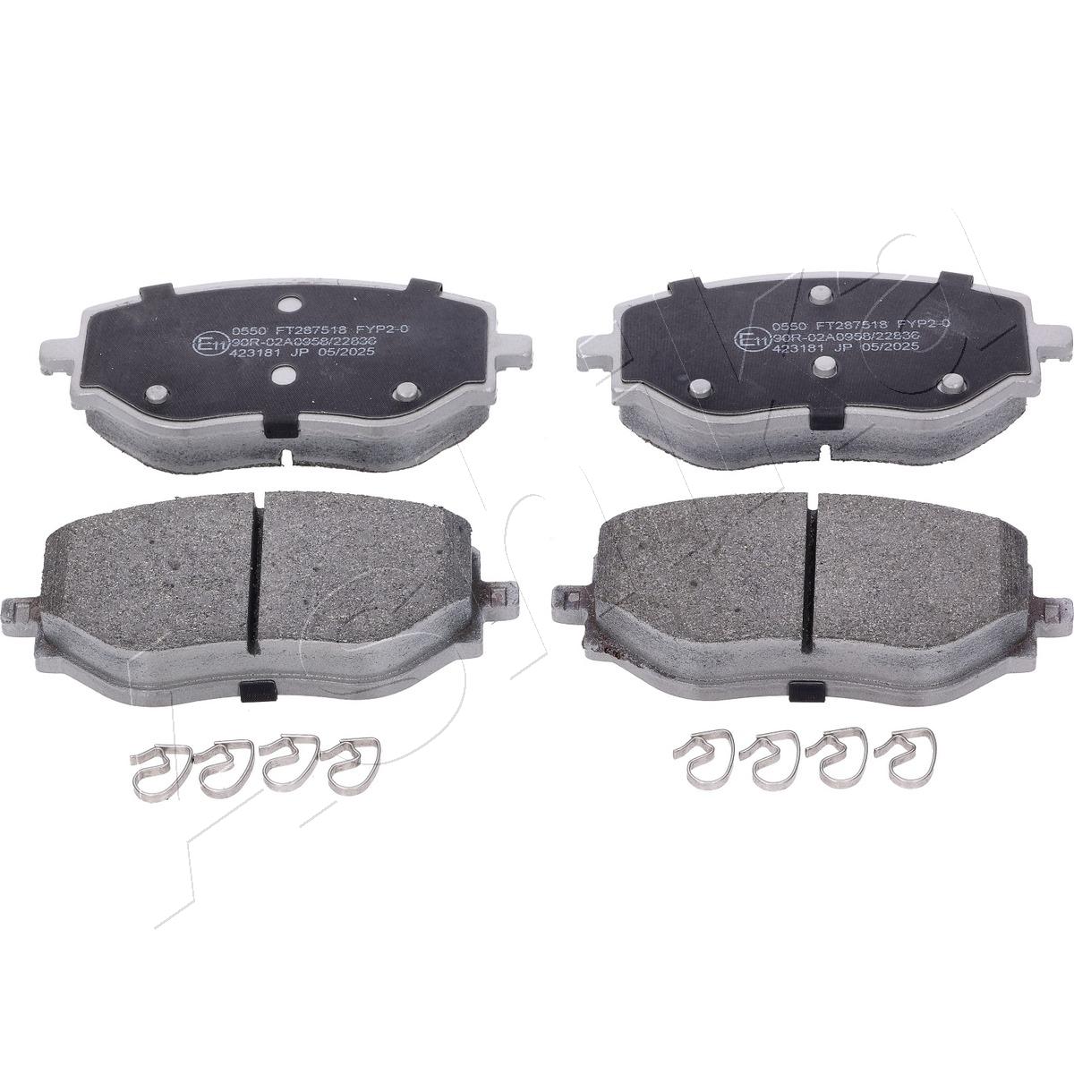 Brake Pad Set, disc brake - 50-00-0550 ASHIKA
