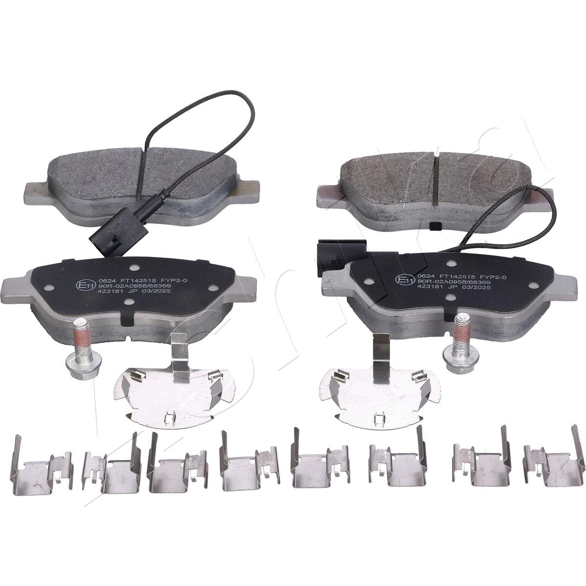 Brake Pad Set, disc brake - 50-00-0624 ASHIKA