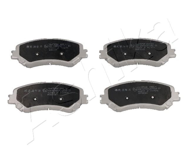 Brake Pad Set, disc brake - 50-00-0707 ASHIKA