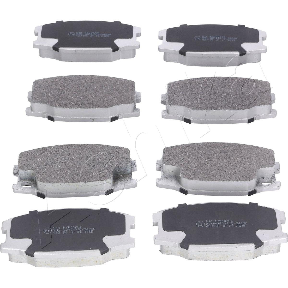Brake Pad Set, disc brake - 50-05-514 ASHIKA