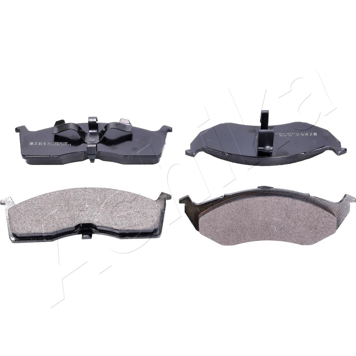 Brake Pad Set, disc brake - 50-09-917 ASHIKA