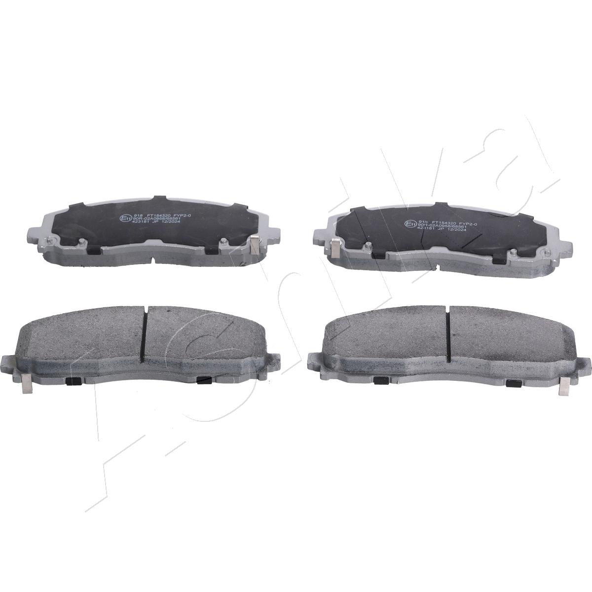 Brake Pad Set, disc brake - 50-09-918 ASHIKA