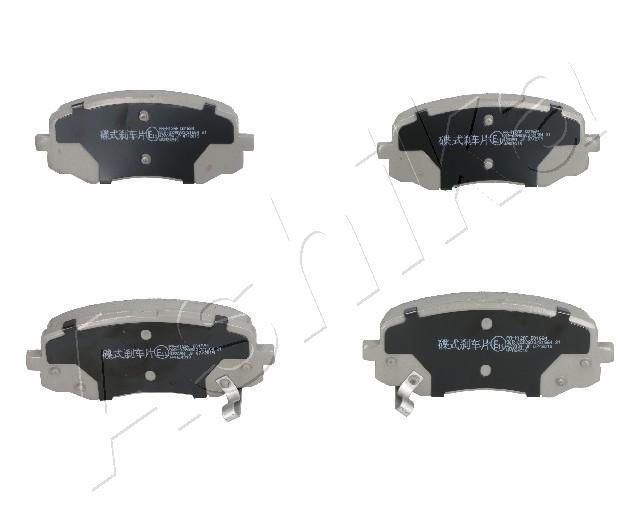 Brake Pad Set, disc brake - 50-0H-H12 ASHIKA
