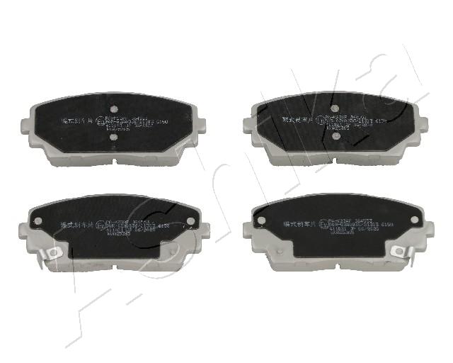 Brake Pad Set, disc brake - 50-0K-K23 ASHIKA