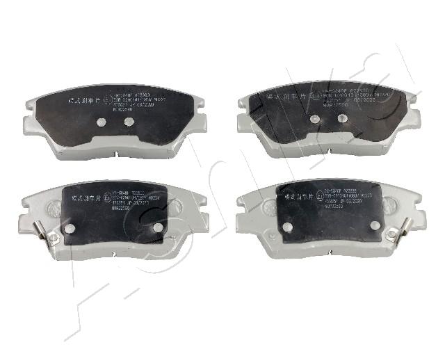 Brake Pad Set, disc brake - 50-0S-S04 ASHIKA