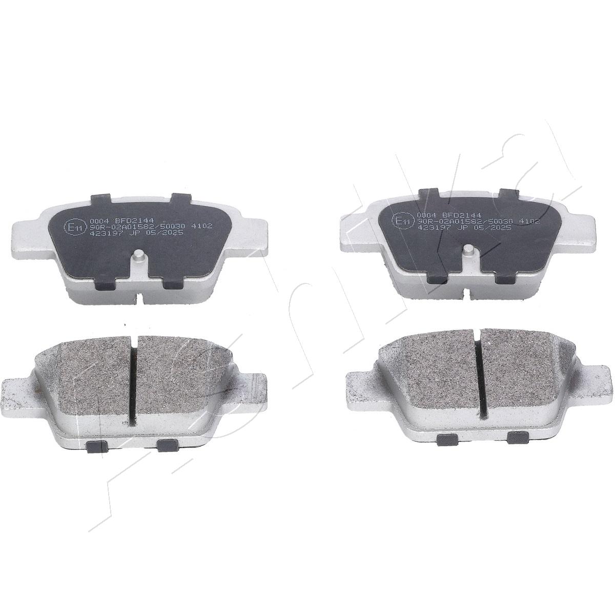Kit pastiglie freno, Freno a disco - 51-00-00004 ASHIKA