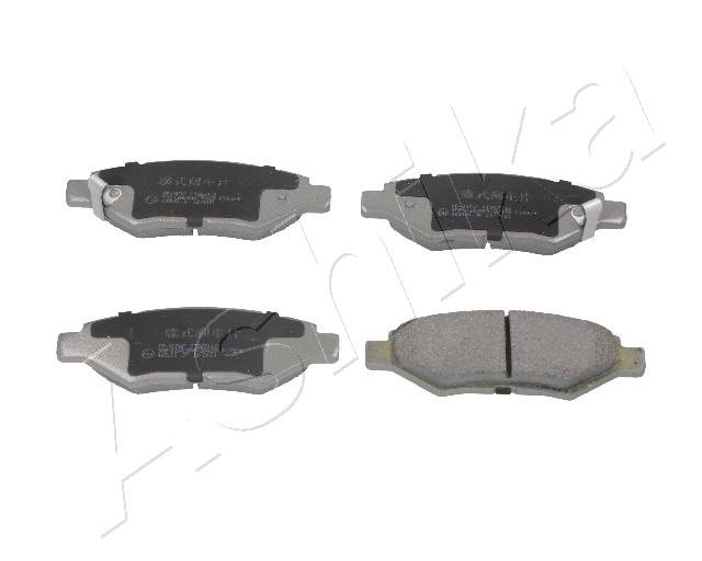 Brake Pad Set, disc brake - 51-00-007 ASHIKA