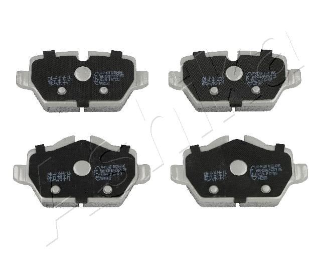 Brake Pad Set, disc brake - 51-00-0100 ASHIKA