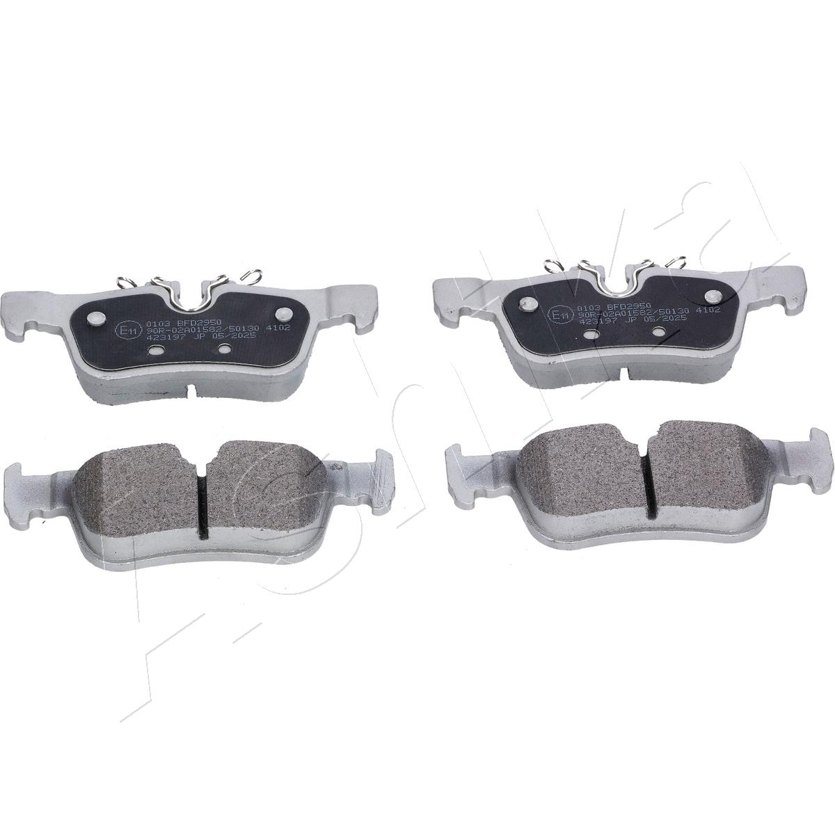 Комплект тормозных колодок, дисковый тормоз - 51-00-0103 ASHIKA