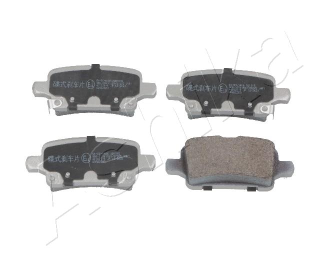 Brake Pad Set, disc brake - 51-00-0406 ASHIKA
