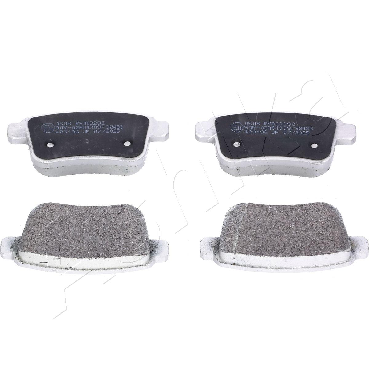 Brake Pad Set, disc brake - 51-00-0508 ASHIKA