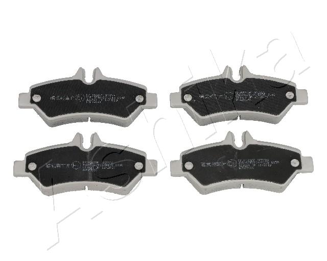 Комплект тормозных колодок, дисковый тормоз - 51-00-0522 ASHIKA